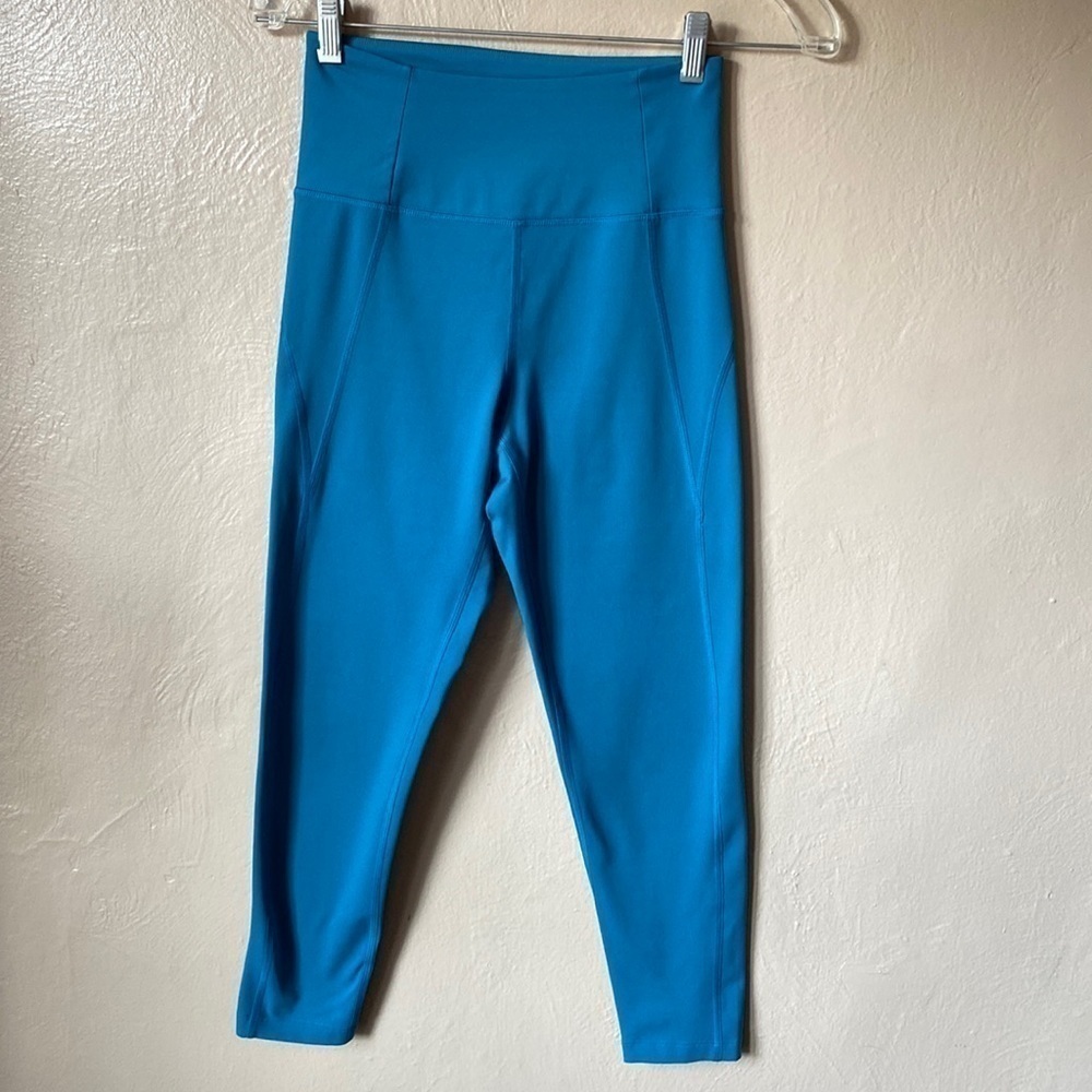 Girlfriend Collective Blue Leggings Size Small